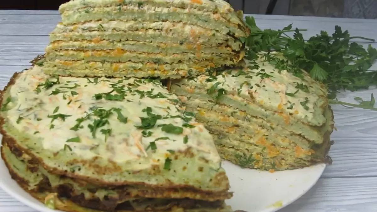 Кабачковый торт: оригинальная закуска, которая удивит ваших гостей