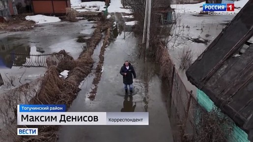 Низины подтопило. В Новосибирской области остаются подтопленными ряд садовых обществ у реки Иня