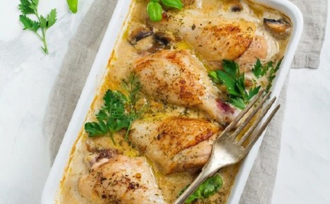 Курица по-гасконски с сырным соусом: как создать ресторанный стиль на своём празднике