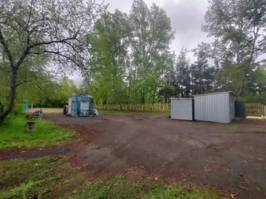 Строительный городок установили рядом со школой на Выборной