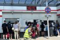 В Новосибирске уличное табло на станции «Речной вокзал» сегодня шокировало прохожих цифрой плюс 48 градусов