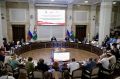Заместитель руководителя Федерального казначейства Александр Михайлик вместе с Губернатором Новосибирской области Андреем Травниковым и главным федеральным инспектором по Новосибирской области Николаем Буймовым принял...