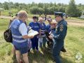 Сотрудники МЧС России и волонтеры Национального центра помощи приняли участие в военно-историческом фестивале «Сибирский огонь»