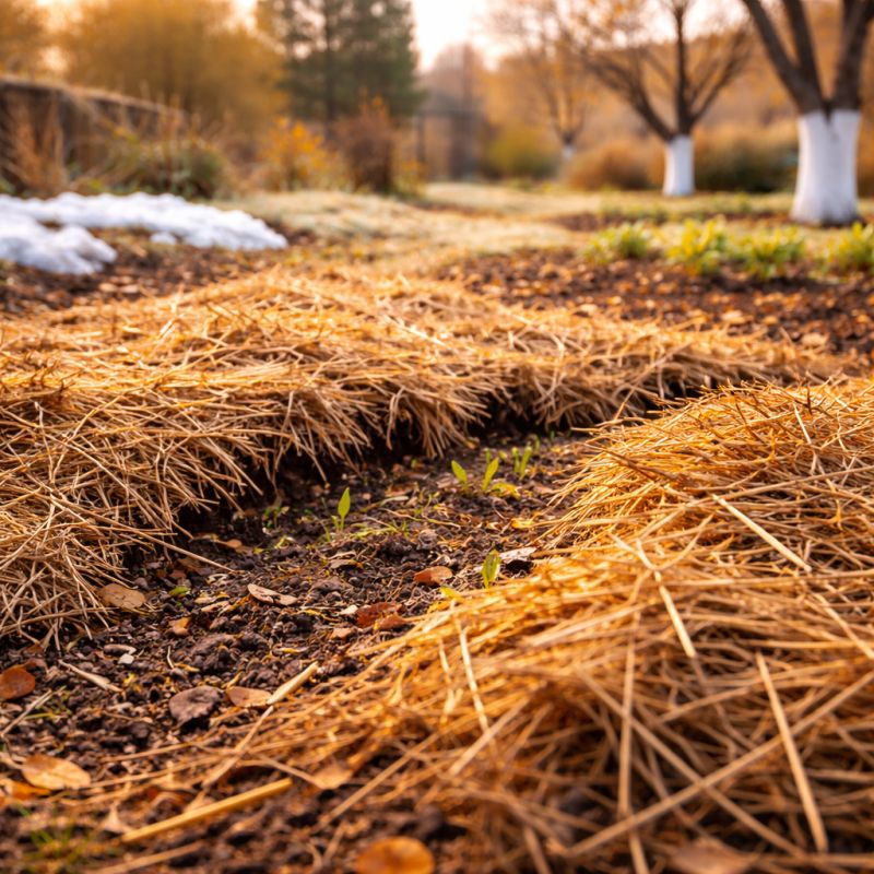 Когда убирать мульчу весной, чтобы не повредить soil?