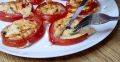Помидорные кольца с сыром и мясом — идеальный вариант быстрого ужина