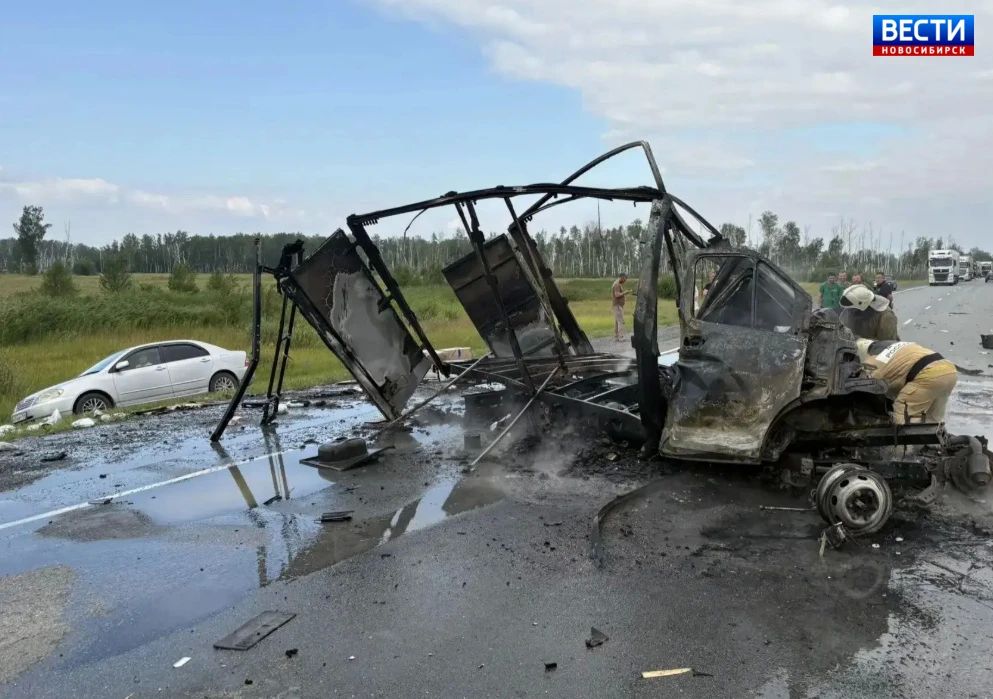 В Татарском районе Новосибирской области произошла жуткая авария