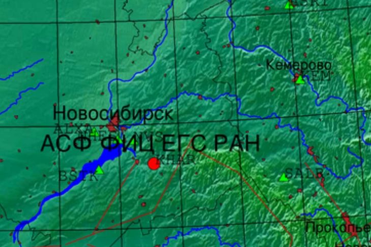 Под Новосибирском зафиксировали землетрясение в 4 балла