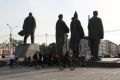 Движение на площади Ленина ограничили из-за провала в центре Новосибирска