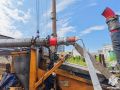 Новосибирские пожарные испытали строительную технику в пожаротушении