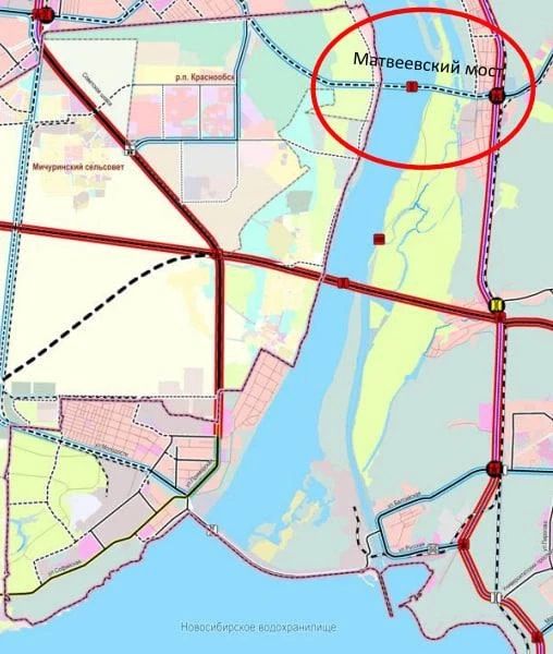 В Новосибирске построят пятый мост