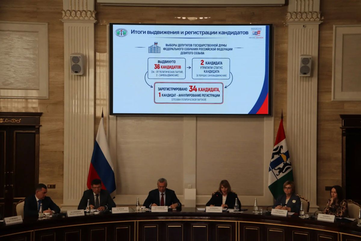 В Новосибирской области обсудили готовность к выборам В Новосибирской области обсудили готовность к выборам
