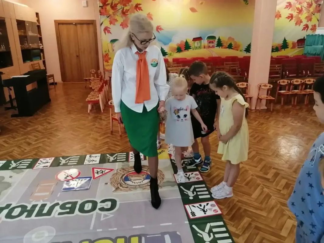 В детском саду №425 прошло профилактическое мероприятие по безопасности дорожного движения