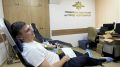 В Новосибирске более ста сотрудников полиции приняли участие в донорской акции
