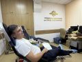 Сотрудники полиции города Новосибирска приняли участие в донорской акции