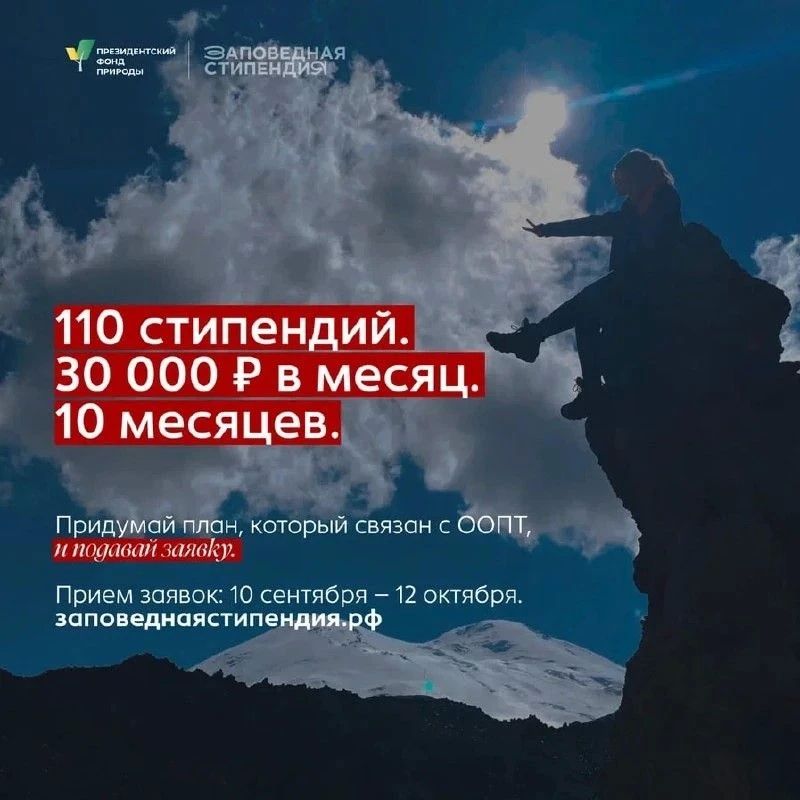 Студенты могут побороться за стипендию для работы в природоохранной сфере