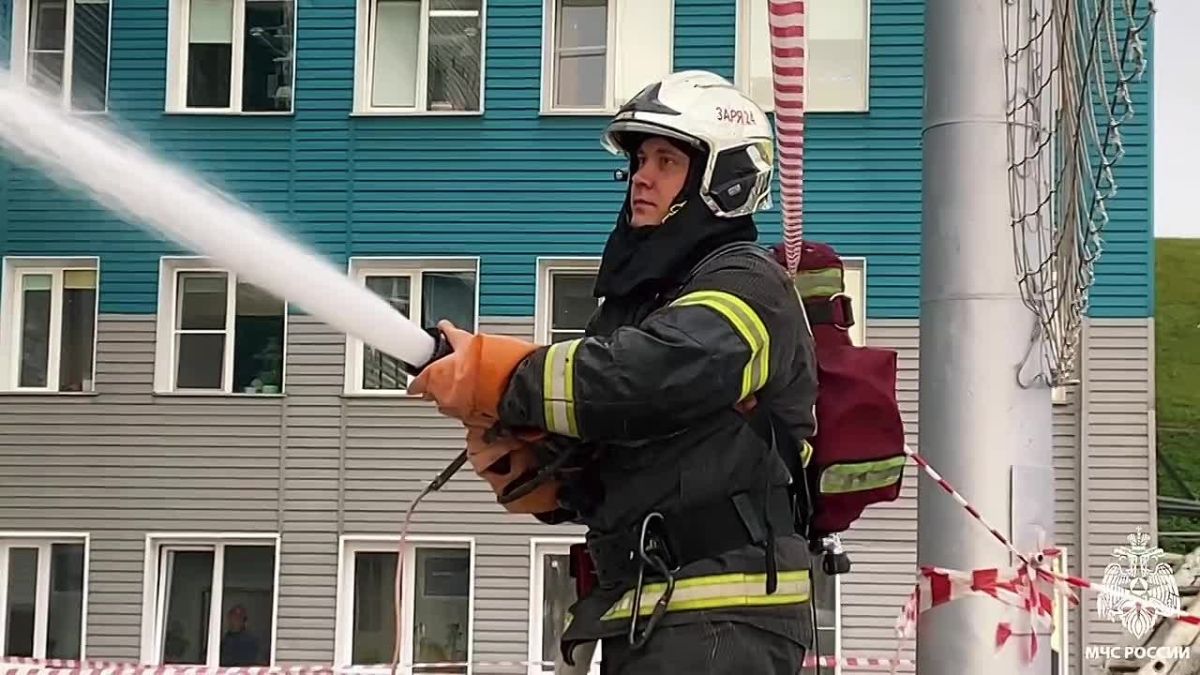 На Новосибирской ГЭС прошло специальное учение по гражданской обороне
