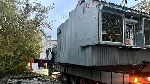 Незаконные киоски убрали с трёх улиц Новосибирска