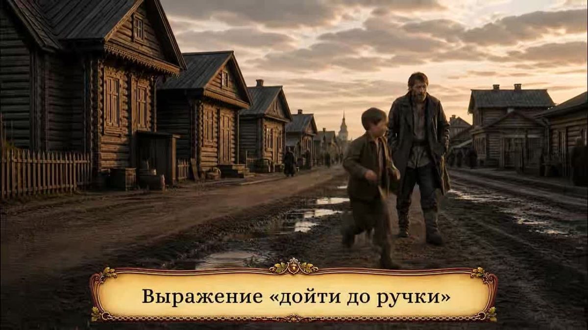 Дойти до ручки. Одно из выражений, про которые все знают, когда использовать, но мало кто знает, как появилось