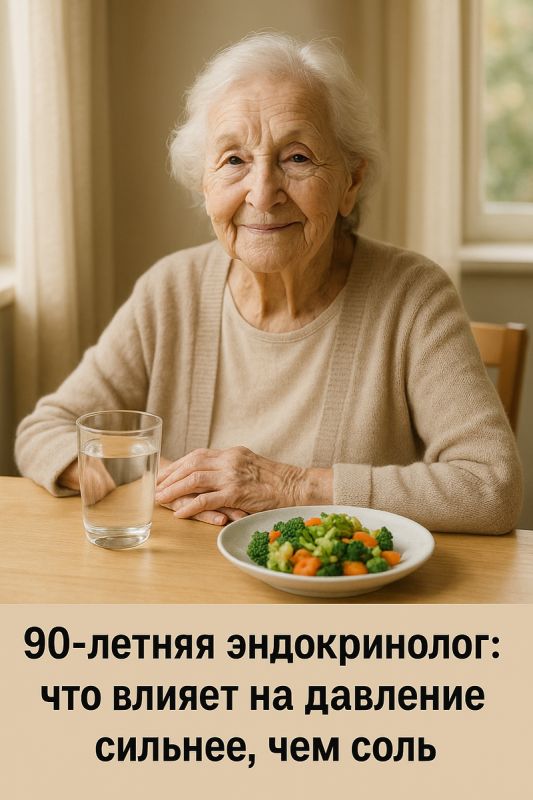 Соль — не главный враг: советы врача для снижения давления в 90 лет