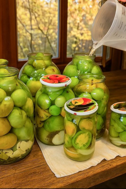 Острые и кисло-сладкие зелья: зеленые помидоры на зиму